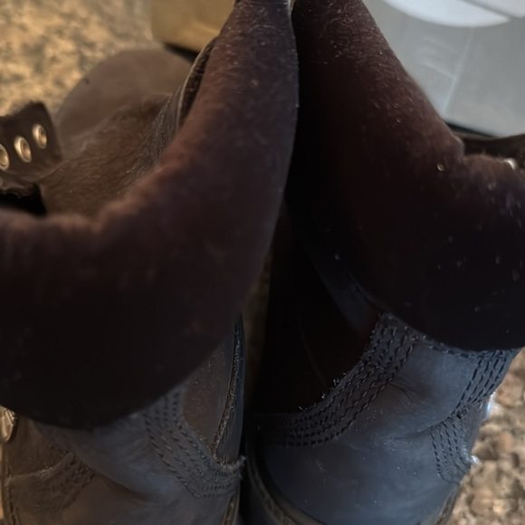 Timberland Black leather Boots 9 - Picture 4 of 16